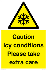 Caution Icy conditions please take extra care